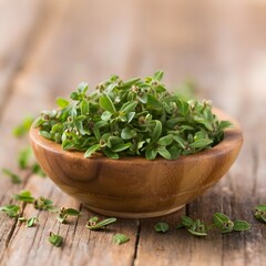 Wall Mural - fresh oregano in a bowl