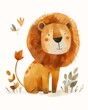 drawing lion sitting grass favorite cute unlikely hero simple shapes resplendent proud bearing profile wildlife supporting characters princess staples strong ferocious