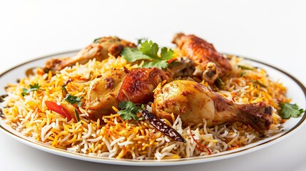 Set of Chicken Biryani Spicy Indian, UK And Chines Malabar

