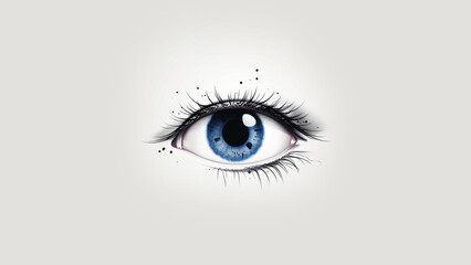 logo of the word EYES simple modern white background