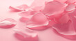 © Viks_jin - Petals of pink rose spa background. flying petals for romantic banner design.