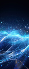 Wall Mural - stunning nebula background in shades of blue and purple, capturing the beauty of the cosmos and star