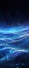 Wall Mural - stunning nebula background in shades of blue and purple, capturing the beauty of the cosmos and star