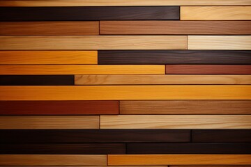 Aufkleber - wooden striped acoustics panels wallpaper background