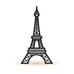 Eiffel Tower vector illustration