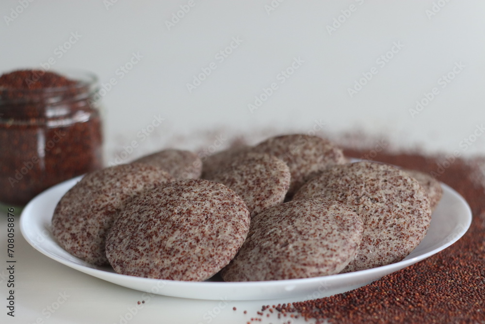 Ragi Idli. A nutritious South Indian staple made with fermented batter ...