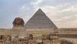 Pyramid of Giza and Sphinx in Egypt