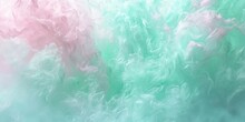 Blue Green Pink Cotton Wool Texture For Background, Macro Fresh Summer Color Backgrounds.