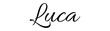 Luca - black color - name - ideal for websites, emails, presentations, greetings, banners, cards, books, t-shirt, sweatshirt, prints, cricut, silhouette,		