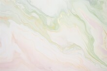 Abstract Marble Sage Green And Blush Pink Colors Background 