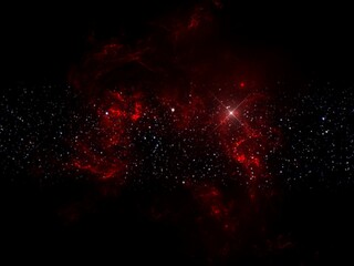 Wall Mural - science fiction wallpaper. beauty of deep space. colorful graphics for background, like water waves,