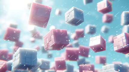 Wall Mural - cubes