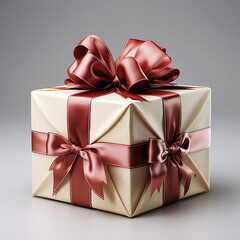 gift box with ribbon and bow