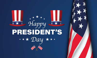 Poster - President's Day Background Design. Banner, Poster, Greeting Card. Vector Illustration.