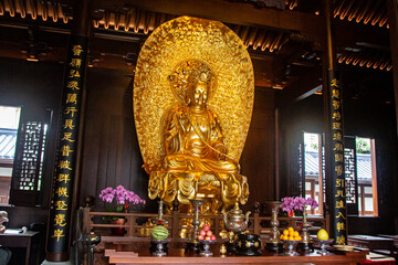 Jade Buddha Temple views and architecture Shanghai China