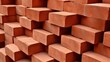 © Niki - Energy storing bricks innovative construction materials sustainable building solid color background