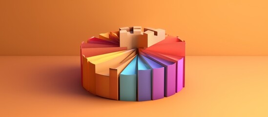 colorful financial pie chart