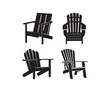 Adirondack chair, Beach Summer Adirondack chair, Chairs silhouette