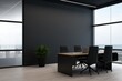 Blank office wall mockup. space for your company logo or to place the corporate attributes of the company.