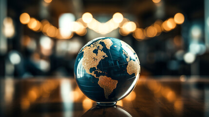 Sticker - A big globe background