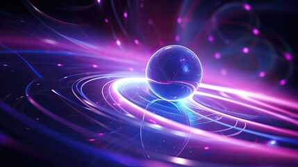 Wall Mural - an abstract background with technology