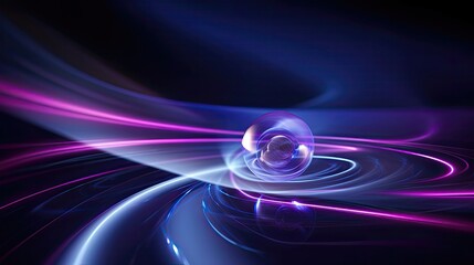 Wall Mural - an abstract background with technology