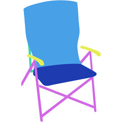 Poster - Travel Chair Illustration