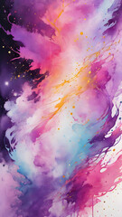 Wall Mural - abstract watercolor background