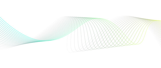 colorful wavy brush lines background. Vector illustration