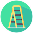 © khaled - ladder round flat vector icon