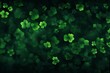 Festive stPatricks day wallpaper background with vibrant green tones and clover leaf patterns