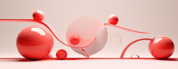 Wall Mural - 3d modern abstract design shiny skin glass wave future