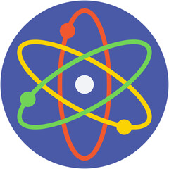 Poster - Atom Vector Icon