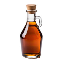 Wall Mural - A Bottle of Vinegar Often Used for Cooking.. Isolated on a Transparent Background. Cutout PNG.