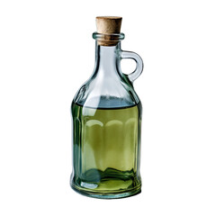 Wall Mural - A Bottle of Vinegar Often Used for Cooking.. Isolated on a Transparent Background. Cutout PNG.