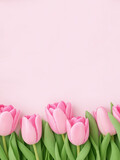 Fototapeta Tulipany - Background with flowers . AI
