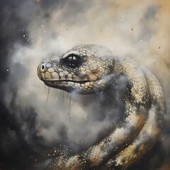 Wall Mural - python dust storm