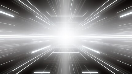 Poster - speed of light.Bright colorful background with star explosion. Abstract radial lines fade into the background.