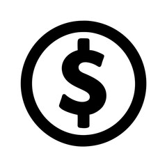 dollar sign icon	