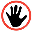 © metdi - hand stop sign icon
