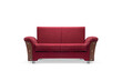 © Hashim - Double seater Red folding sofa, bench on white background