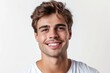 © BrandwayArt - Handsome young smiling man white background