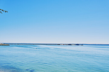 Wall Mural - Dakhla city harbor