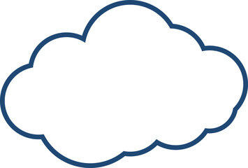 cloud icon blue