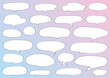 © tedybee - ゆるい手書きのふきだしセット