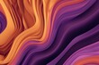 Flowing blue and purple waves create a mesmerizing abstract background