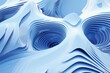 Abstract blue background with flowing wavy lines and swirls
