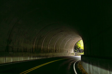 Wall Mural - driving through the tunnel