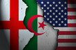 algeria Between england and america.