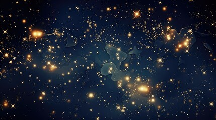 shimmer golden stars background illustration sparkle radiant, luminous celestial, celestial celestia